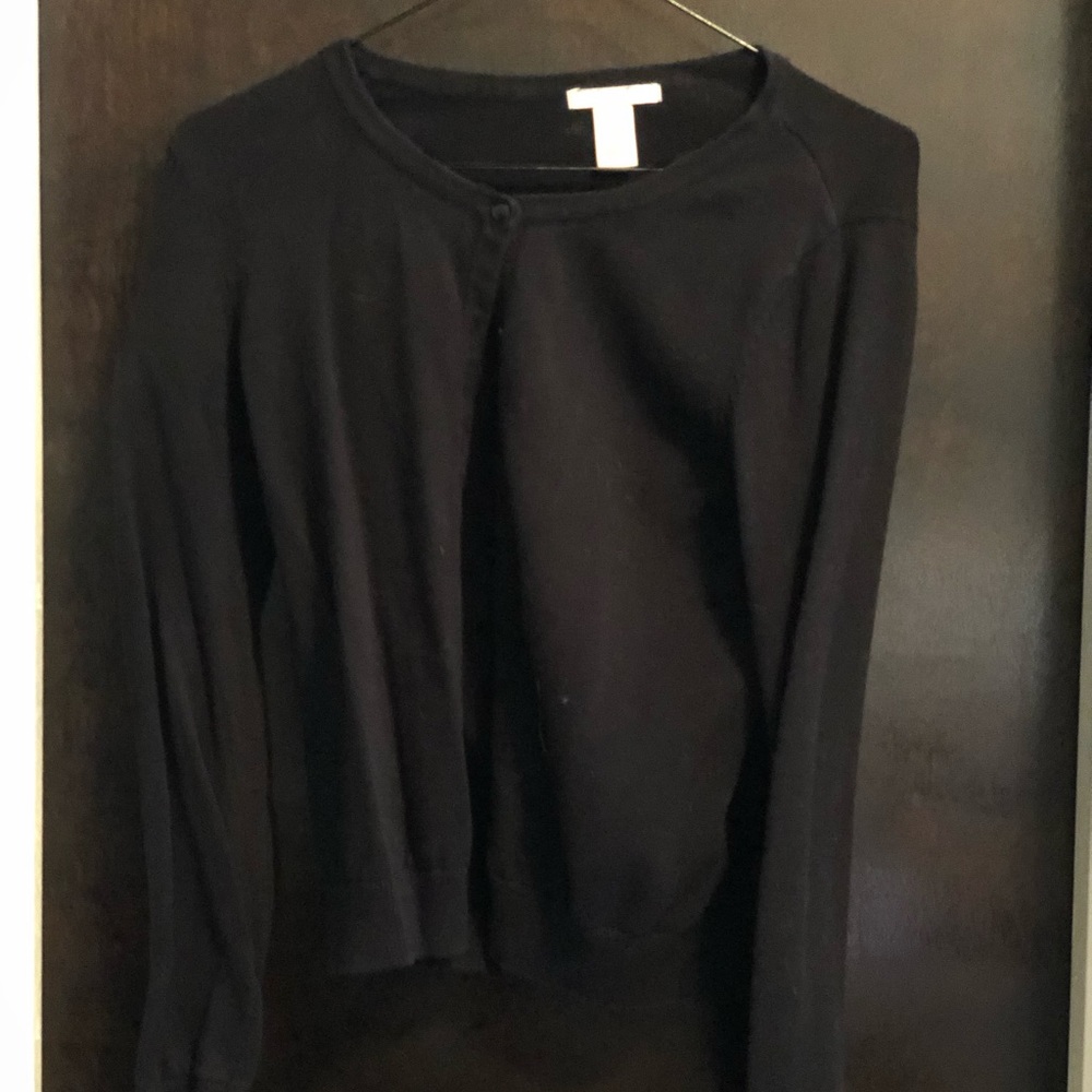 H&M black cardigan